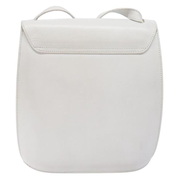 CELINE Shoulder Bag Leather Gold White - Picture 3 of 13